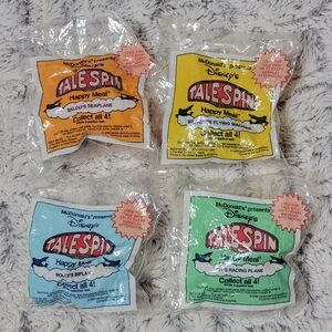 TaleSpin Happy Meal Toys - Vintage 1989 Set of 4